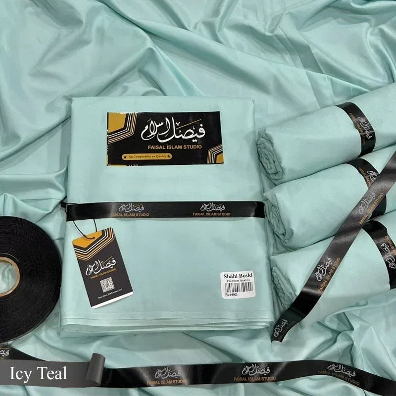 Shahi Boski Icy Teal - Faisal islam Studio