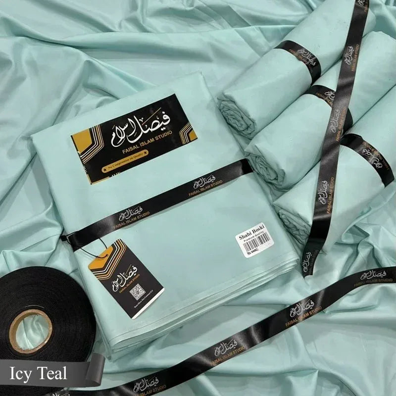 Shahi Boski Icy Teal - Faisal islam Studio