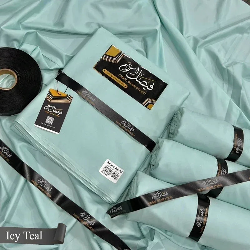 Shahi Boski Icy Teal - Faisal islam Studio