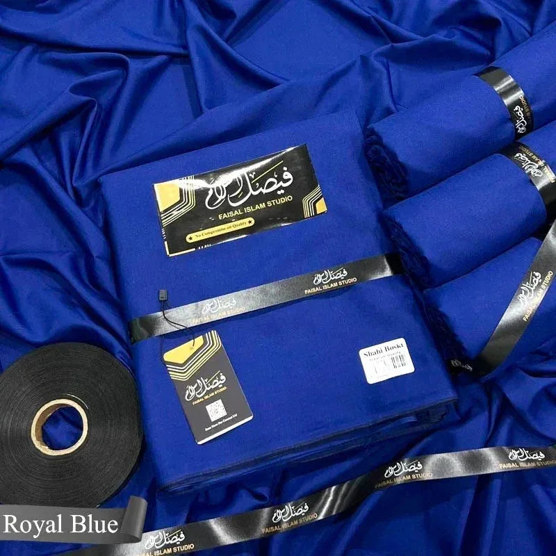 Shahi Boski Royal Blue - Faisal islam Studio