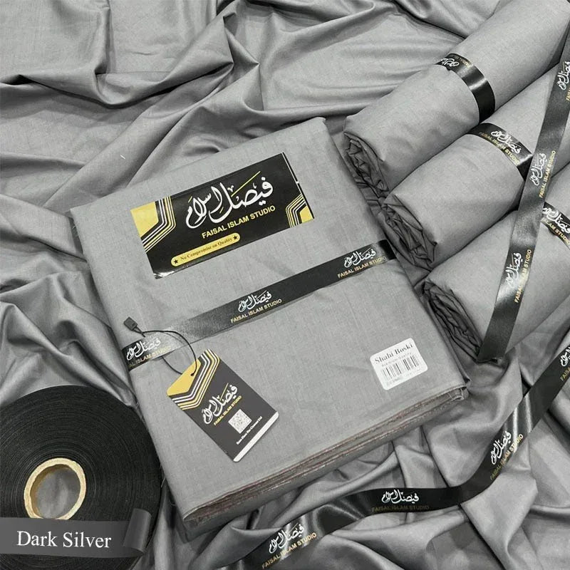 Shahi Boski Dark Silver - Faisal islam Studio