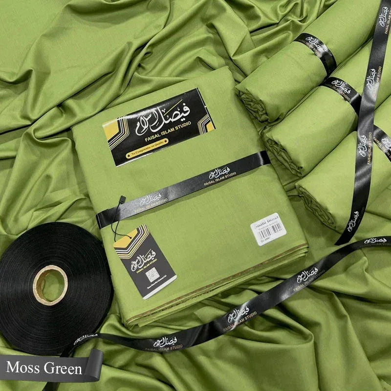 Shahi Boski Moss Green - Faisal islam Studio