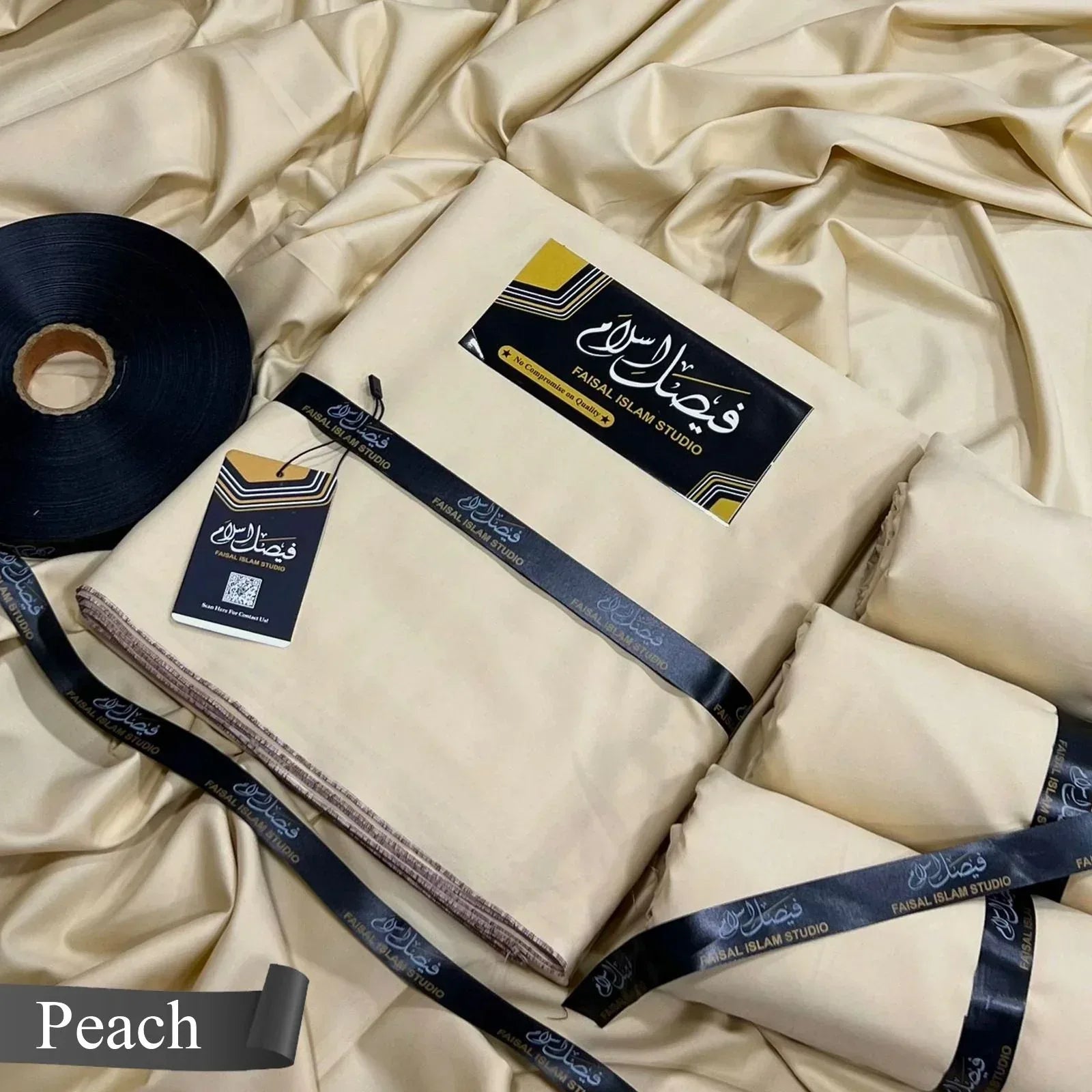Shahi Boski Peach - Faisal islam Studio