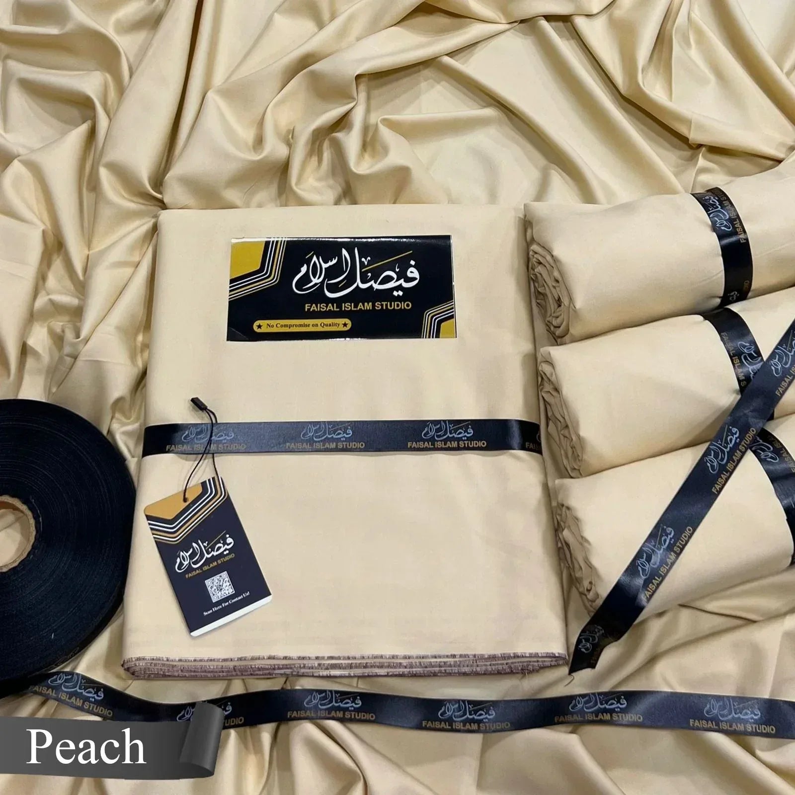 Shahi Boski Peach - Faisal islam Studio
