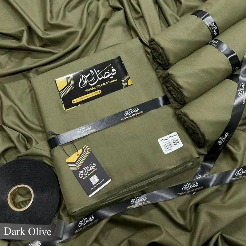 Shahi Boski Dark Olive - Faisal islam Studio