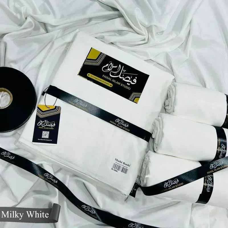 Shahi Boski Milky White - Faisal islam Studio