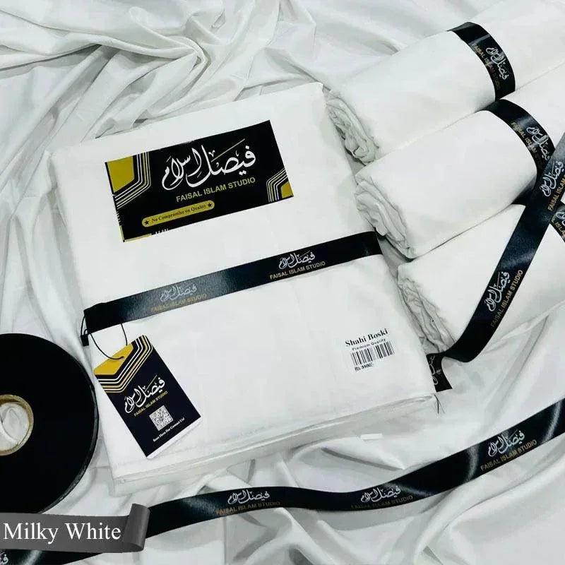 Shahi Boski Milky White - Faisal islam Studio